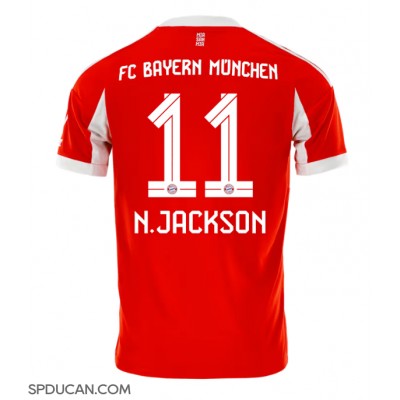 Muški Nogometni Dres Bayern Munich Nicolas Jackson #11 Domaci 2025-26 Kratak Rukav Muški Nogometni Dres Bayern Munich Nicolas Jackson #11 Domaci 2025-26 Kratak Rukav